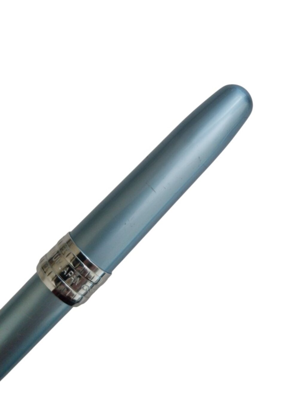 Platinum Plaisir Blue Aluminum Fountain Pen 02 Extra Fine Steel Nib Gently Used - Picture 12 of 14